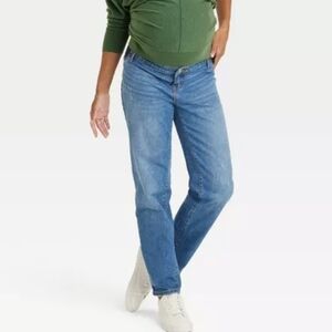 Isabel Maternity by Ingrid & Isabel Blue Straight Leg Jeans